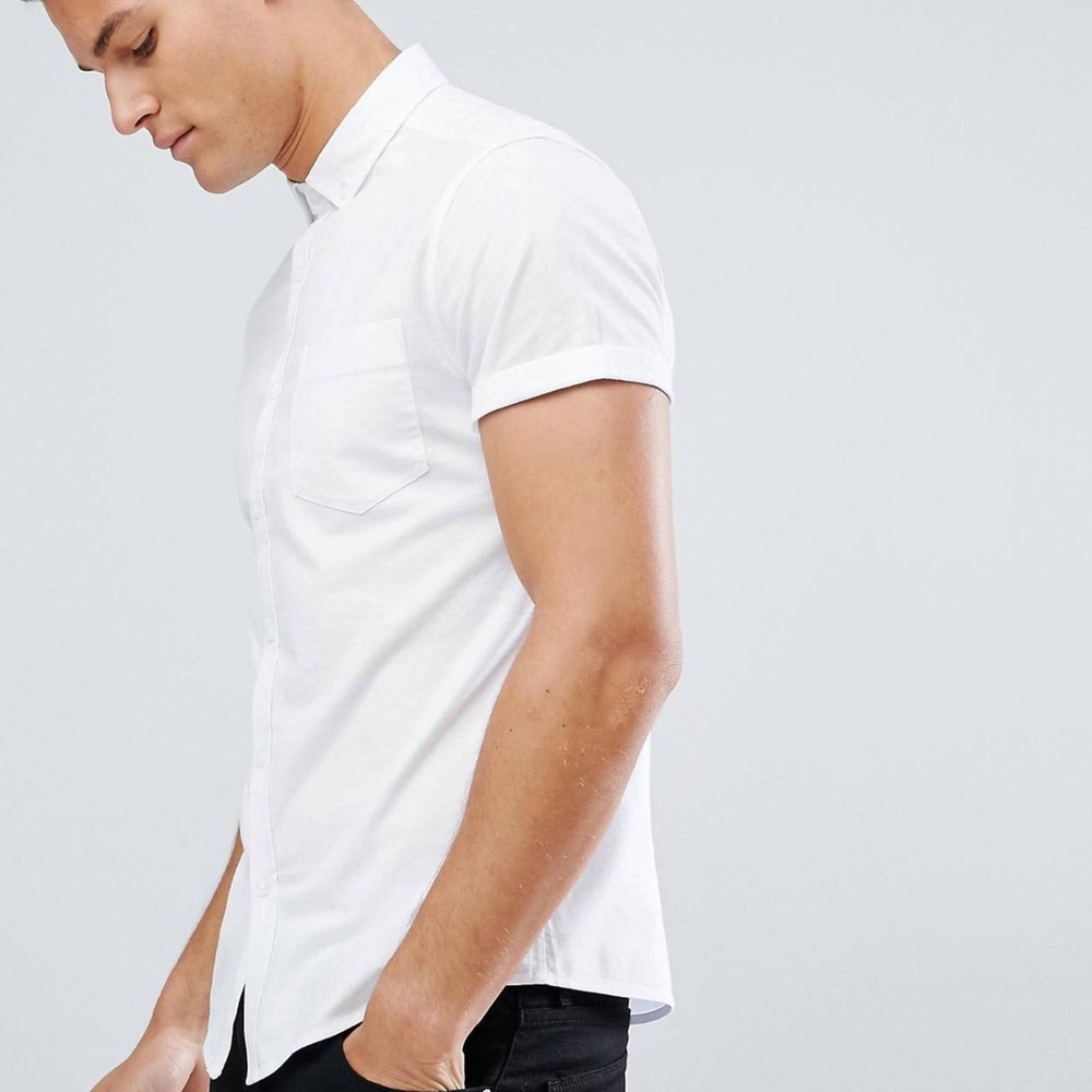 ASOS Casual Skinny Oxford Shirt